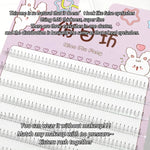 5-7mm Air Lower Eyelashes Fairy Fake LashesSegmented Natural Under Lashes Manga Bottom Lashes Makeup Eyelash Makeup Tool10 Rows