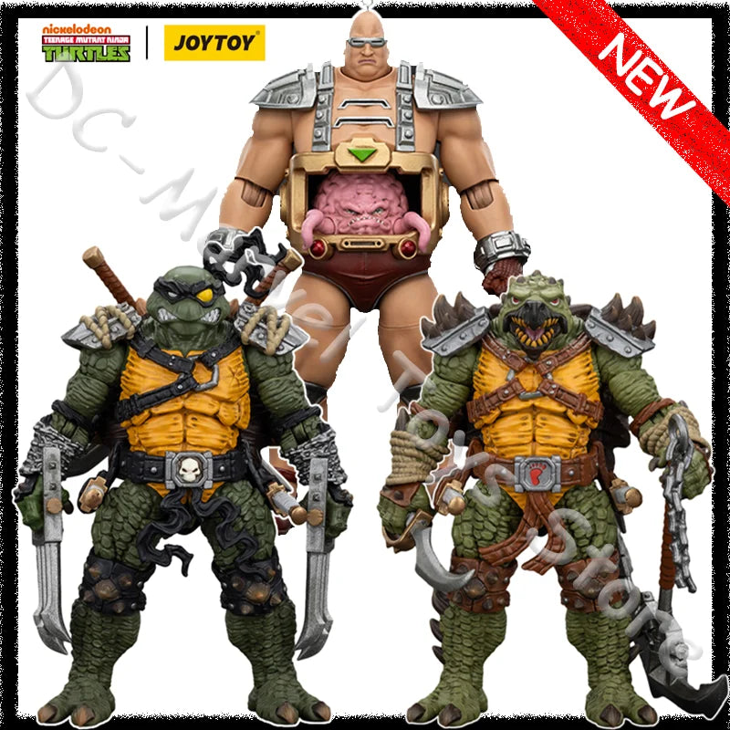 In Stock JOYTOY TMNT 1/18 Tmnt-Krang Tmnt-Tokka Tmnt-Slash Turtles Action Figure Customized Gift Toys