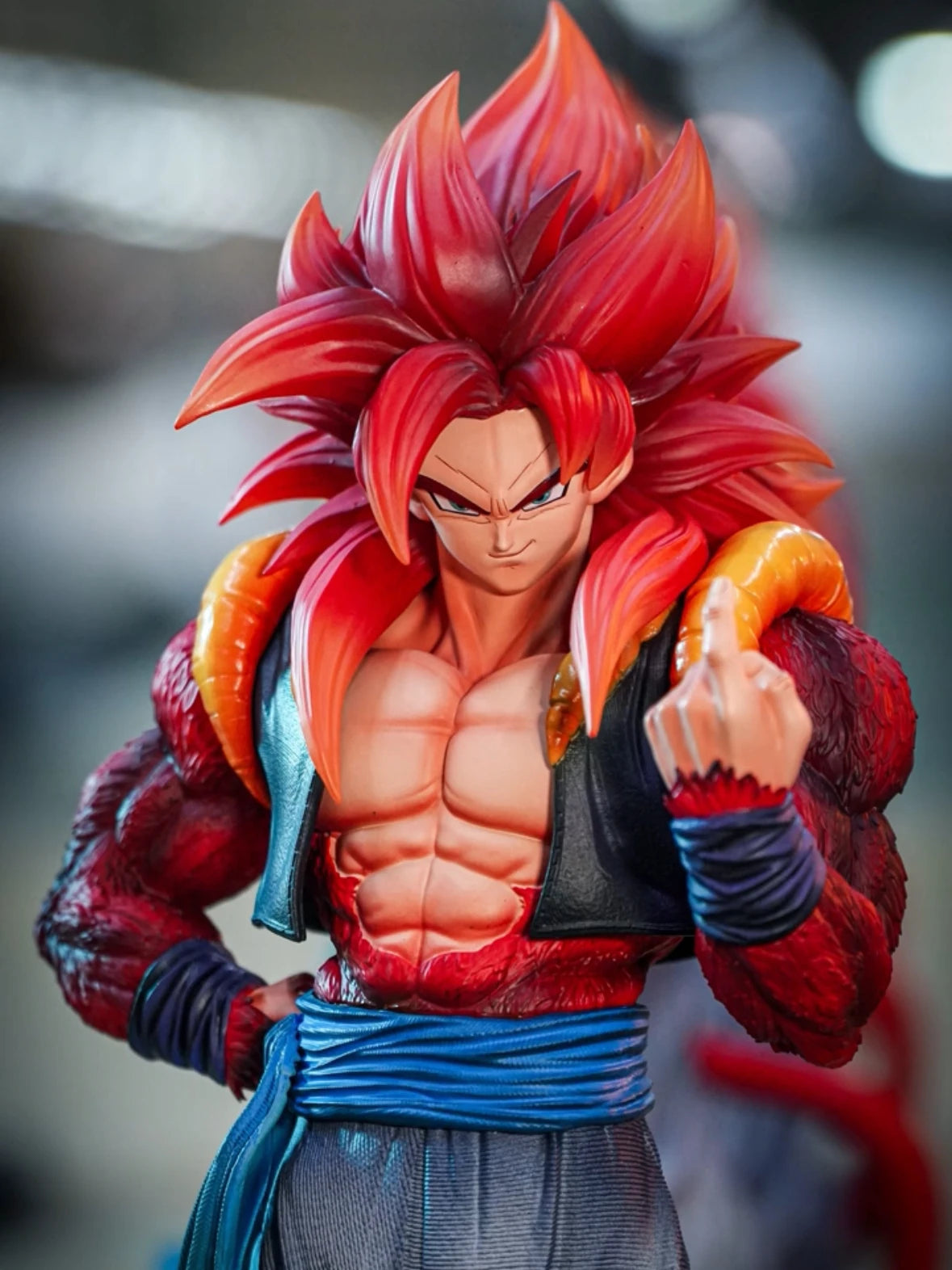 Jt Statue Dragon Ball Ssj4 Gogeta Figure Replaceable Hands Super Saiyan 4 Gogeta Pvc Action Figures Collection Model Toys Gifts
