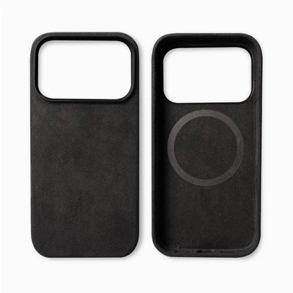 Premium Real Italian Imported Alcantara Magnetic Case for iPhone 17Pro 17Air 17 Pro Max with MagSafe Business Soft Touch Cover