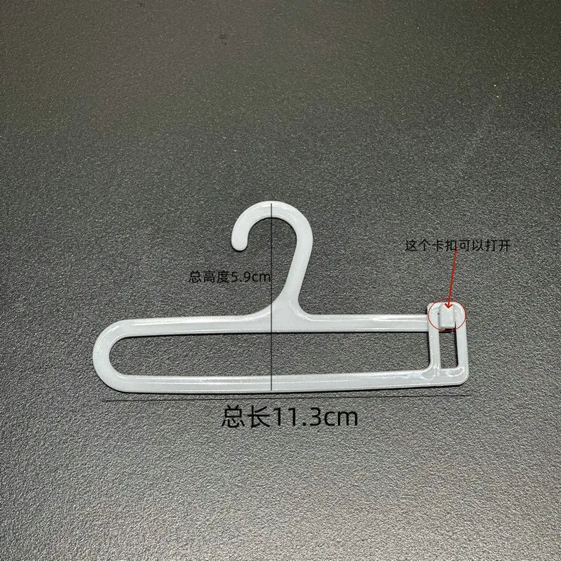 20cm Bjd Doll Clothes Storage Rack Shoe Display Rack Doll Mini Labubu Clothes Hanger Storage Box Clothes Support Rack Kids Gift