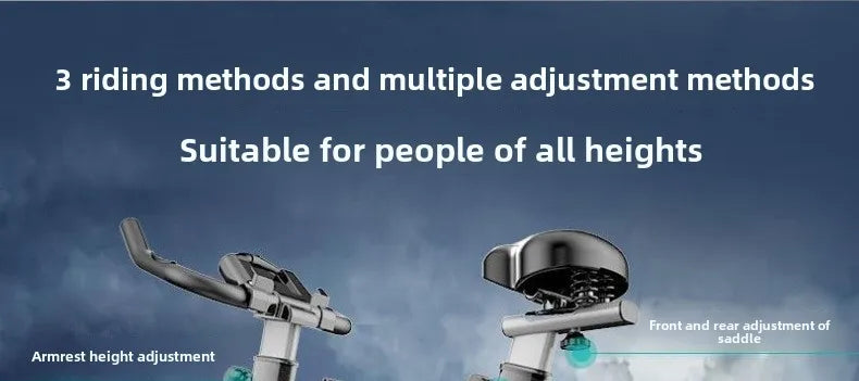 Ultra-Silent Indoor Fitness Bike For Weight Loss Home Use Steel Metal Gym Magnetic Brake System Spinning Bike