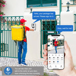 Wireless Wifi Video Doorbell System, 1080P Doorphone Door Camera, 7 Inch Touch Screen, Video Intercom 32GB card for Home 4 Wire