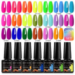 20pc Nail Gel Polish Set HEMA Free All-season Nails Long Lasting Soak Off Varnishes Kit for Manicure DIY UV/LED Gel Desgin