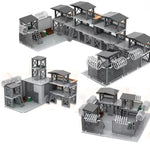 WW2 Army Military Base Model Building Kits Boys Toys Gifts Army Supplies Military Construction Building Blocks Sets