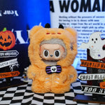 (Without Shoes)For Korea Kpop Exo 3.0 Labubu Halloween Pumpkin Devil Little Bear Doll Dress Cute Decoration 15/17cm Doll