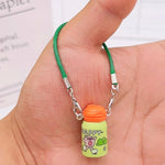 Dollhouse Mini Pendant Model Cartoon Cute Little Mini Mobile Phone Ornament for 15-17cm labubu Cartoon Pendant Sweet Couple Gift