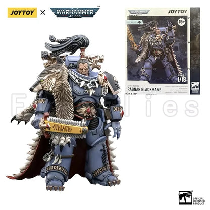 1/18 JOYTOY Actionfigur – Warhammer 40K Horus Heresy Space Wolves Logan Ghostwolf Mecha Modell
