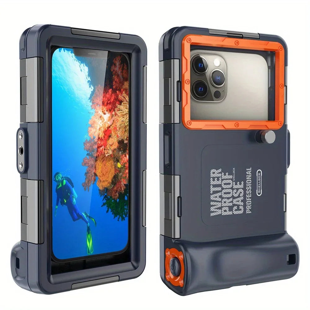 Waterproof Phone Case Holsters & 15m Diving 50ft Swimming Premium Protective Housing & Lanyard For iPhone Samsung 6.8