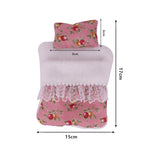 15-17CM Labubu Accessories Sleeping Bag Bed Cute Comfortable Floral Print Sleep Tool Indie Pop&Labubu Accessories Beautiful Toys