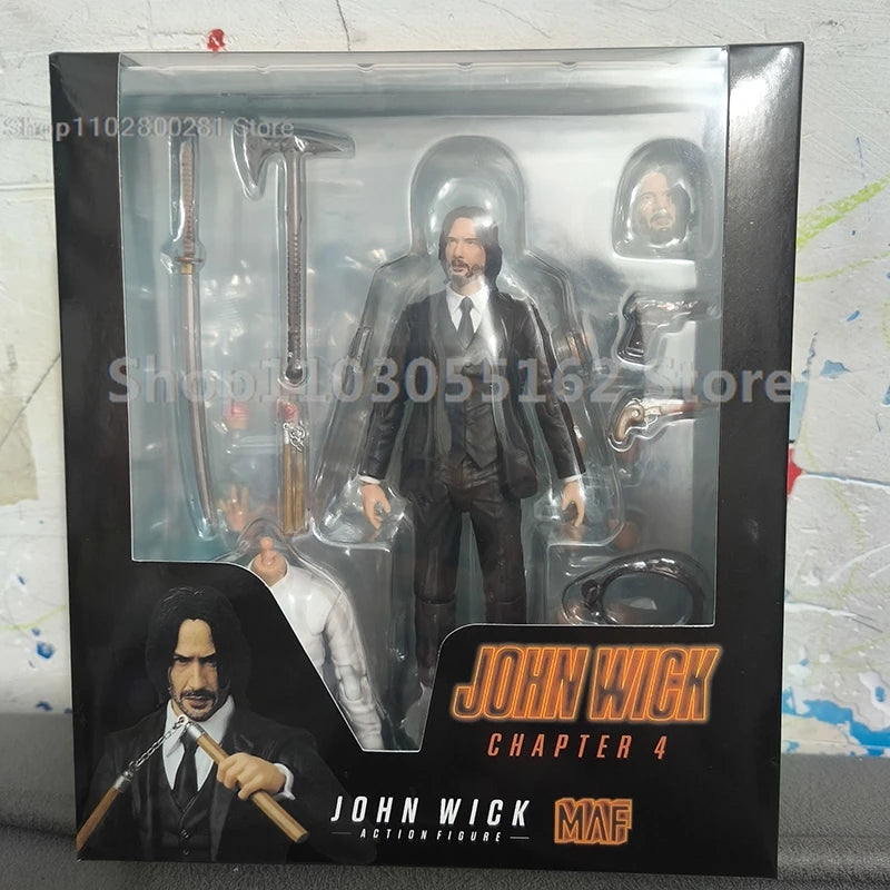 Mafex 085 JOHN WICK Chapter 2 with Dog Figure Chapter 4Mafex 212 John Wick Action Figure Figure Model Toys Dolls Birthday Gift