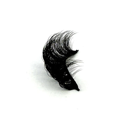 Cat Eye Eyelashes 3D Natural False Lashes D Curl Fluffy Soft Cross 5 Pairs Manga Lashes Wispy Natural Eyelash Extension Makeup