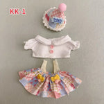 20cm Plush Doll'S Clothes Outfit Accessories For Korea Kpop Exo Labubu Idol Dolls Lolita set cute little princess skirt Clothing