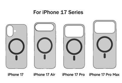 Luxury Matte Ultra Thin Clear For Magsafe Wireless Charge Case For iPhone 17 Air 16E 15 14 Plus 13 12 11 Pro Max Hard PC Cover