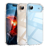 Hybird Military Grade Case for iPhone 17 Air 17 Pro Max Case Shockproof Transparent Hard Acrylic Case for iPhone 16 Pro Max 16E