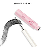 Silk Fiber Curling Mascara, Ultra-Fine Brush, Lengthening & Volumizing, Waterproof, Smudge-Proof, Long-Lasting, Unisex, Eye Safe