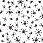 4.5x5cm Artificial Plastic Spiders Mini spider Black Fake Spiders Halloween Prank Props for Halloween DIY Party Decoration