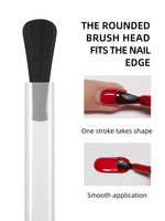 15ml Glass Top Coat Long Lasting Clear Rubber Top Coat LED UV Strengthen Nails High Gloss Top Finish Gel Nail Polish