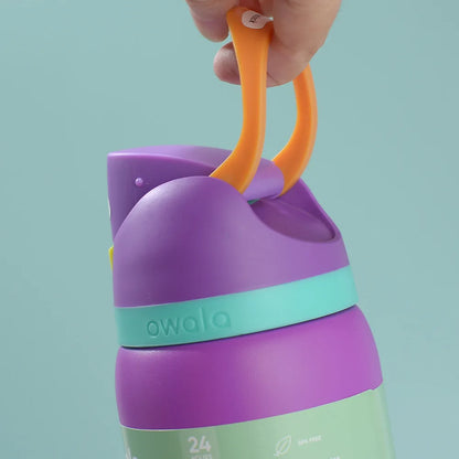 Owala 24OZ/32OZ Stainless Steel Vacuum Insulated Sports Water Bottle, Perfect Companion for Your Outdoor Adventure
