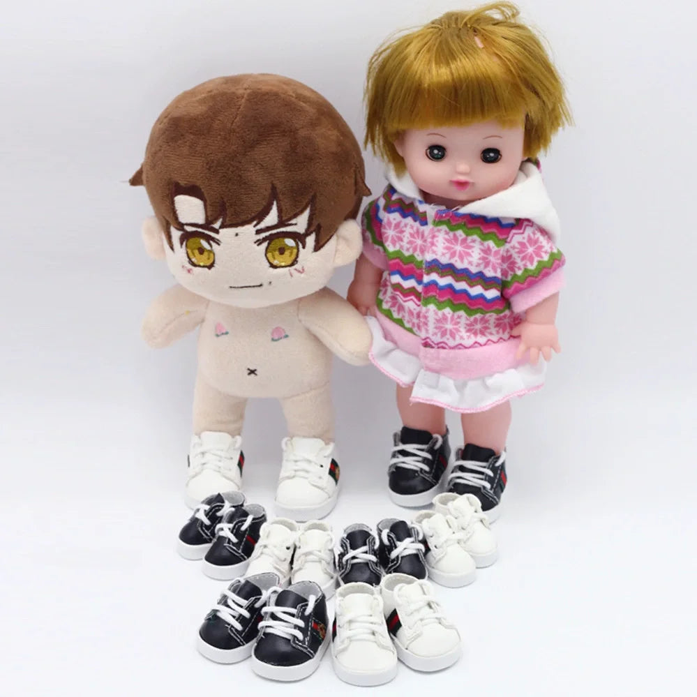 (Only Shoes) for 17cm Labubu Kawaii V1 V2 Labubu Doll'S Shoes Outfit Accessories Cute Casual Sports Shoes Doll Accessories Gift