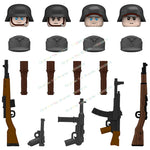 N601-650 MOC Military War Infantry Soldiers Action Figures Creative Bricks Accessories Building Blocks Children's Toys Gifts