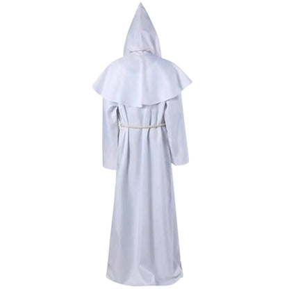 Monk Clothing Ancient Costume Medieval Monk Robe Wizard Clothing Priest Clothing Halloween Cos Costume