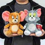 Anime Tom And Jerry Plush Toy Cartoon Movie Figures Cat Mouse Cute Plushies Stuffed Animal Doll Toys For Kids Gift Free Shipping