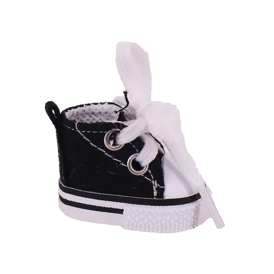 3.8cm Doll Canvas Leather Shoes For labubu 17cm Doll Clothes Accessories Girl's Toys Gift