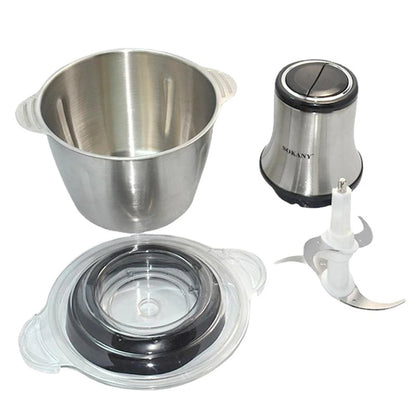 800W 3L Electric Meat Grinder Multifunction Food Processor Stainless Steel Kitchen Grinder Vegetable Chopper Slicer Machine Home