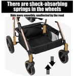 Baby Carriage Light Stroller Baby Stroller 3 in1 Foldable pushchair high quality prams Lie Flat Baby Stroller adjustable seat