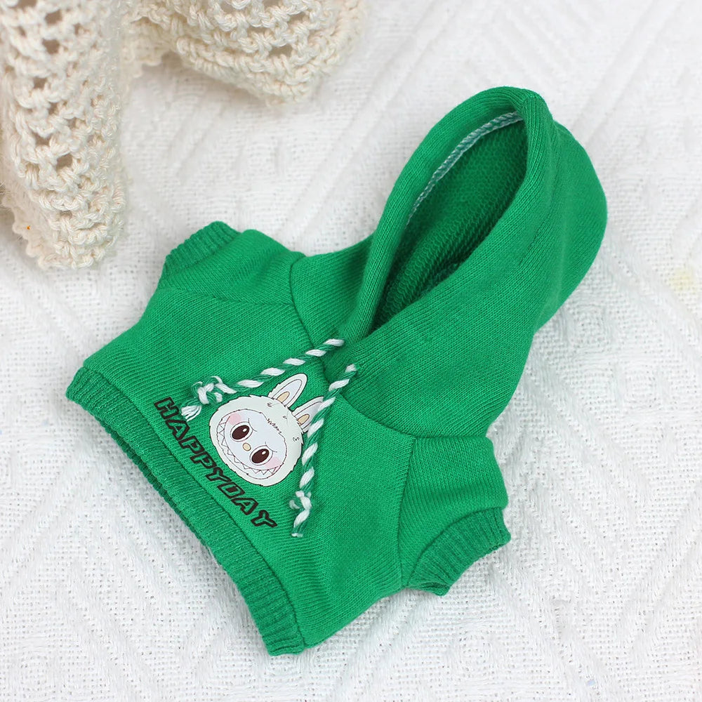 LABUBU Universal Clothes, Doll Cute Hoodie Diy Accessories, Popmart Bubble Mart Doll Accessories