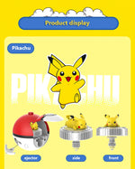 Pokemon Figures Beyblade Top Gyroscope Toys Pikachu Charmander Squirtle Mewtwo Eevee PVC Models Pokeball Gift For Kids