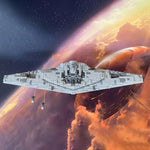 NEW MOC the Supreme Leader Snoke's flag ship Supremacy from The Last Jedi Starship Building Blocks DIY Assembly Bricks Toys