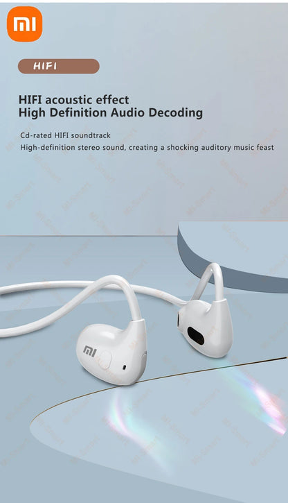 Xiaomi Wireless Bluetooth 5.3 Headphones Bone Conduction Waterproof Headset Stereo Over-Ear Sports Earphones Earbuds with Mic