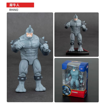 Avengers Legends Iron Man Spider Man Thor Captain America Thanos Hulk War Machine Action Figures Gif