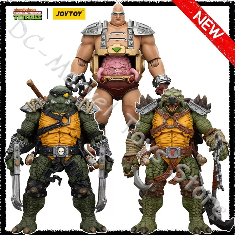 In Stock JOYTOY TMNT 1/18 Tmnt-Krang Tmnt-Tokka Tmnt-Slash Turtles Action Figure Customized Gift Toys