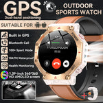 2025 New T-Rex 3 Ultra GPS Men SmartWatch 10ATM Waterproof Built-in Dual-band GNSS Compass Military Sport Flashlight Smart Watch