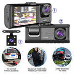 1080P Dual camera Dash Cam for cars,Front And Inside,car camera with IR Night Vision,Loop Recording,wide angle Car DVR Came