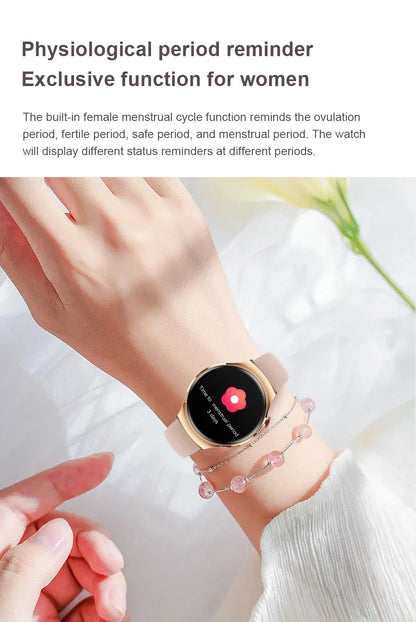 2025For HUAWEI Smart Watch Women GPS Trajectory Heart Rate Blood Pressure NFC Bluetooth Call 1.27inch AMLOED Smartwatches Ladies