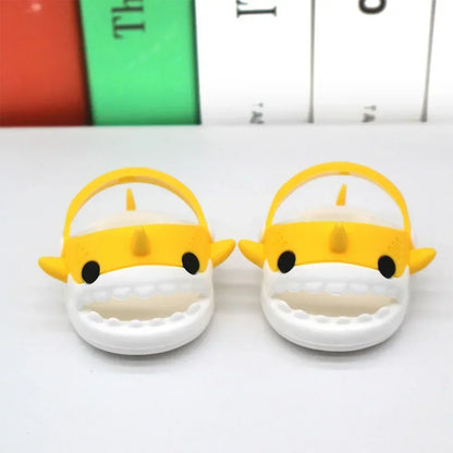 Slipper Shoes Macaron Style 17cm Labubu V2 V1 Doll Shoes Capybara Casual Sandal Dolls Accessories DIY Doll Toys