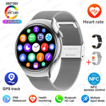 GUHUAVMI Smart Watch Women GPS Trajectory Heart Rate Blood Pressure NFC Bluetooth Call 1.27inch AMLOED Smartwatches Ladies