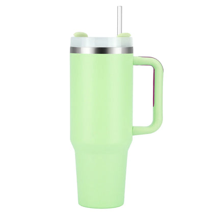 1pcs Watersy 40oz/1200ml Tumbler with Handle and Straw Lid Stainless Steel Keep Cold Vacuum Insulated Portable Car Travel Mug