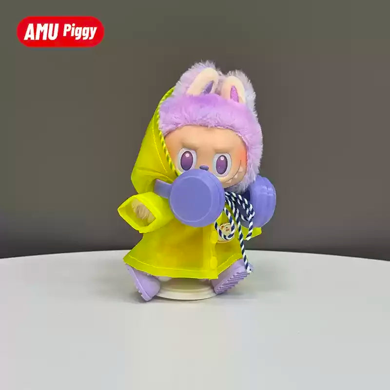 Doll Clothes: Baby Clothes Third Generation, Front High Energy Set, Sitting Party, Macaron,Only clothes