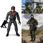 24Pcs/Set Army Men SWAT Team Special Forces Soldiers WWII War Game Action Figures Playset Military Modle For Kid Boy Gift