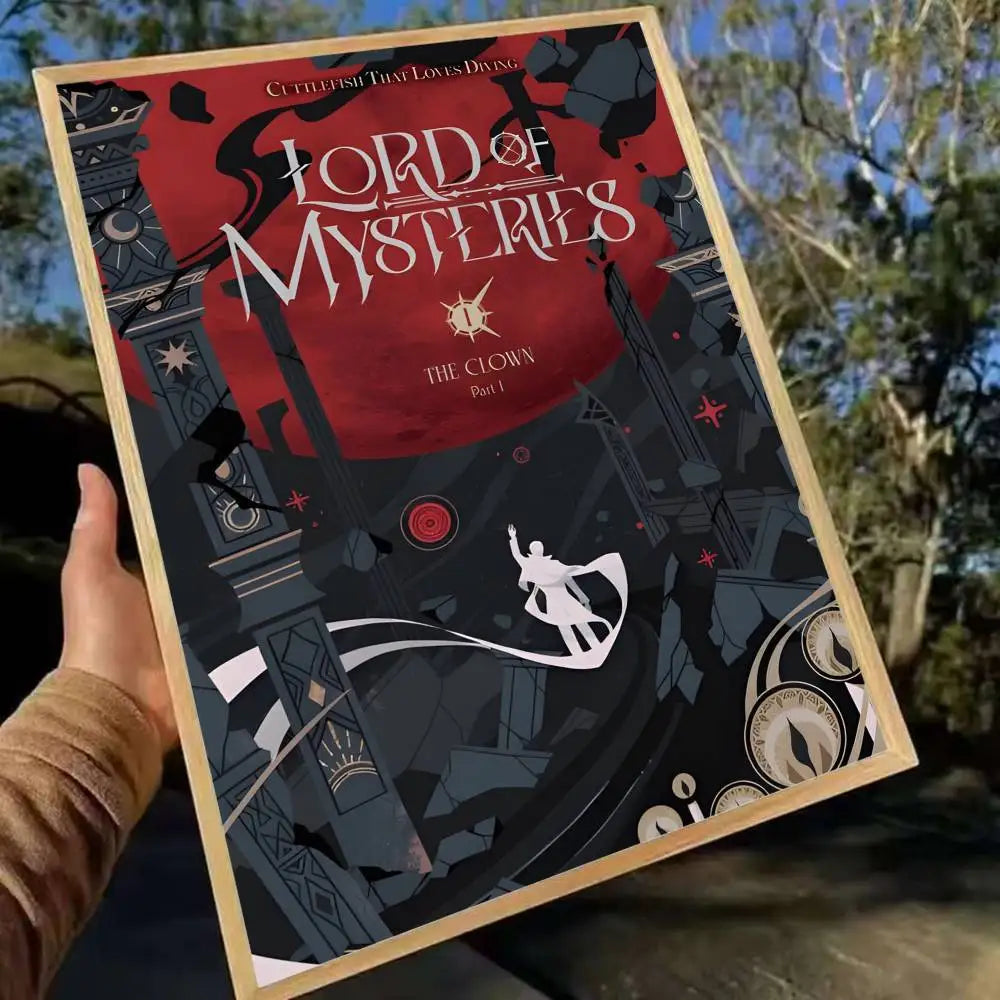 Lord Of Mysteries Poster Waterproof HD Art Wall Decal Self-Adhesive Print. Aesthetic Home Room