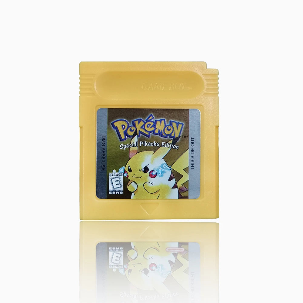 Pokemon GBC 16-bit Game Video Game Cartridge Console Card Pokemon Red Blue Crystal Golden Green Silver Yellow