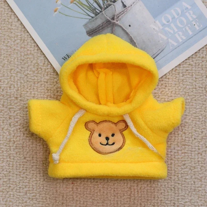 Labubu Doll Clothes Hoodie Labubu Idol V1 V2 Dolls Clothing Accessories 15/17cm Plush Doll Universal