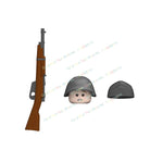 N601-650 MOC Military War Infantry Soldiers Action Figures Creative Bricks Accessories Building Blocks Children's Toys Gifts