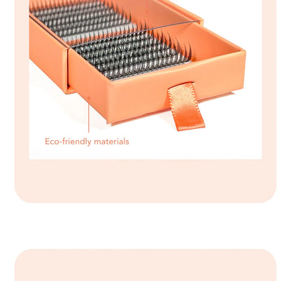 DIYDAY Comic Spire Eyelash Extension Premade Manga False Eyelashes Super Soft Light Feather-Feeling Anime Lashes for Makeup Tool