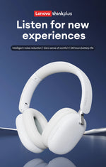 Original Lenovo TH60 Wireless Bluetooth 5.4 Headsets Over-Ear HD Call HIFI Surround Sound Headphones Low Game Latency Earphones